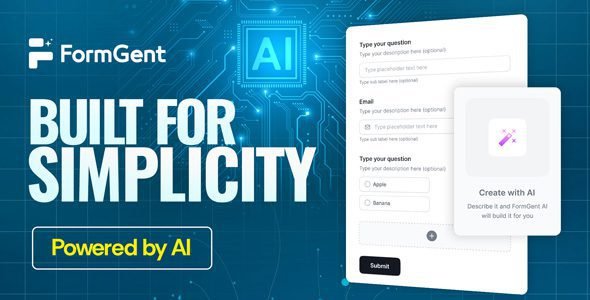 FormGent Pro WordPress AI Form Builder