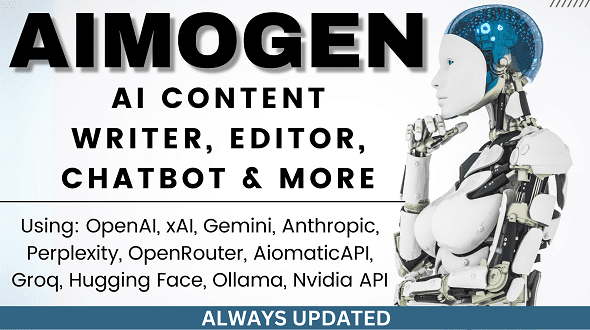 aiomatic 2 6 2 ai content writer editor chatbot ai toolkit