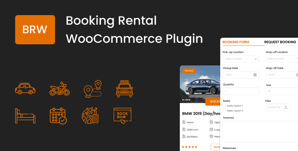 brw 1 7 8 booking rental plugin woocommerce