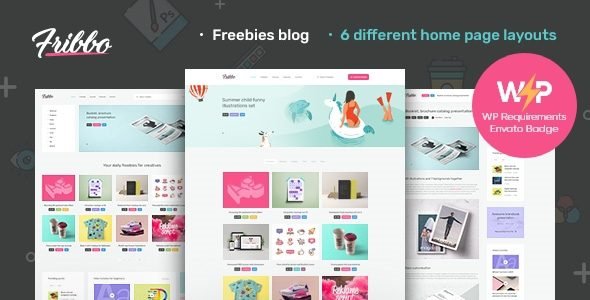 fribbo 1 1 0 freebies giveaway gift blog wordpress theme