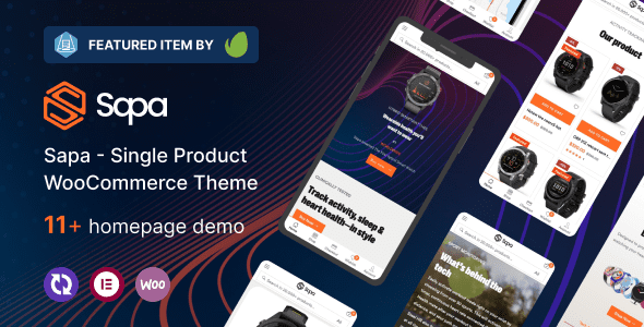 sapa 1 1 25 product landing page woocommerce theme
