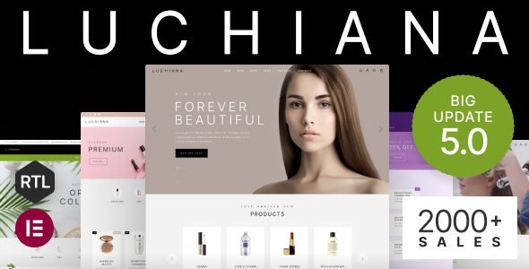 luchiana 5 11 cosmetics beauty shop theme