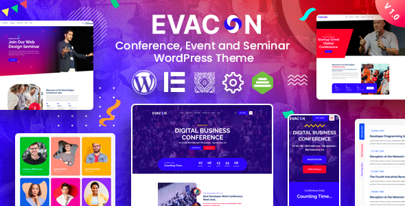 evacon 1 1 0 event conference wordpress theme