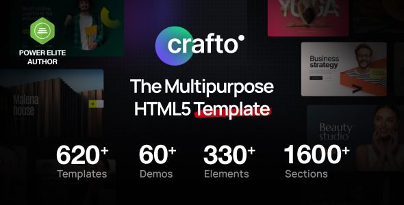 crafto 4 0 the multipurpose html5 template