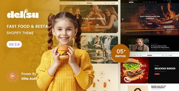 delisu 1 0 fast food restaurant responsive shopify 2 0 theme